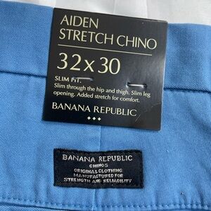 Men’s Blue Chinos from Banana Republic size 32x30 BNWT